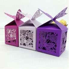 Candy Box Laser Cut Butterfly Beautiful Box Customized